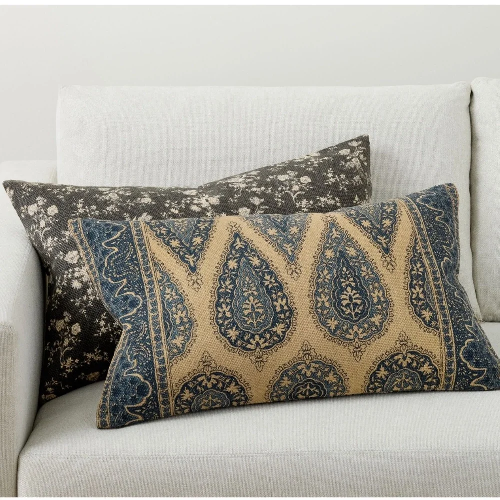 Abel Reversible Lumbar Pillow Pottery Barn NWT